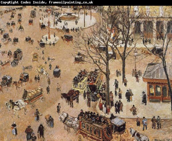 Camille Pissarro French Grand Theater Square